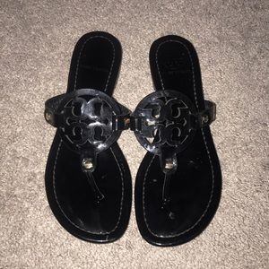 Tory Burch black Miller sandals